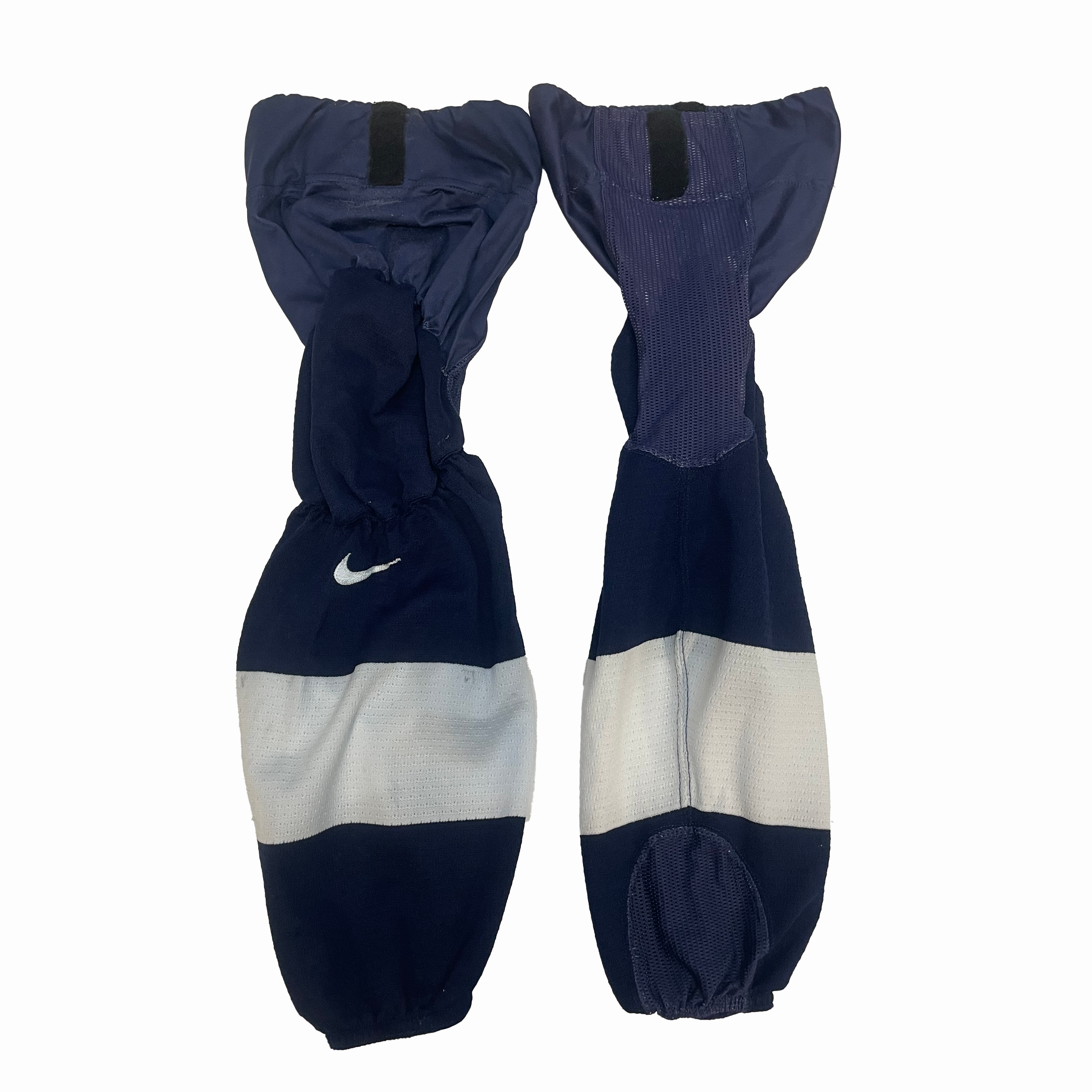Nike - Chaussette de hockey NCAA d'occasion (bleu marine/blanc)